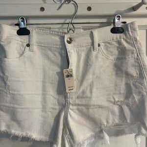 Aerie Shorts Aerie Daydream Denim Shorts in White